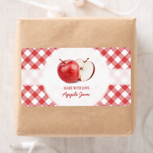 アップルジャムゼリーまたはアップルソースのラベル ラベル (インサイチュ)