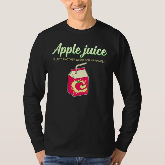 アップルジュース幸福果汁 Tシャツ (正面)