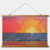 アップルスキンスカイ&スターバスト 吊り下げ型タペストリー (正面)