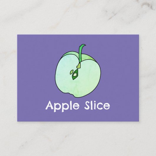 アップルスライスフルーツスクール先生 名刺 (正面)