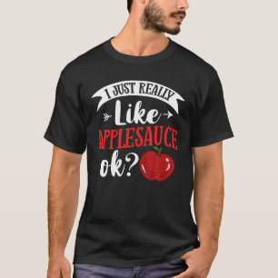 アップルソースアップルソースケーキレシピデザートアンスイート Tシャツ