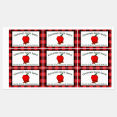 アップルソースシナモン保存食品ラベル ラベル (シート)