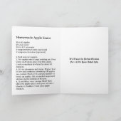 アップルソースレシピ シーズンカード (内部)