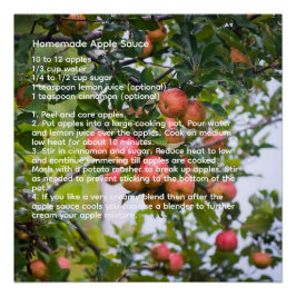 アップルソースレシピ ポスター