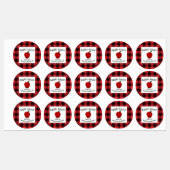 アップルソース缶詰にプレイドC食品ラベルを保存 ラベル (シート)