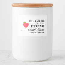 アップルソース自家製モダンタイポグラフィ保存食品