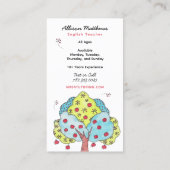 アップルツリーのチュートリアル 名刺 (裏面)