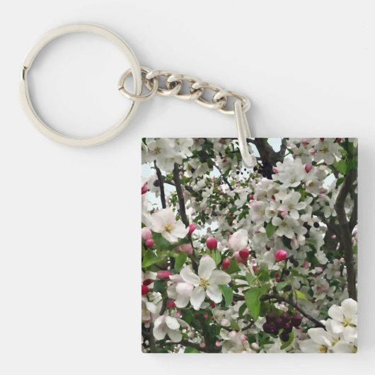 アップルツリーイン開花 キーホルダー (正面)