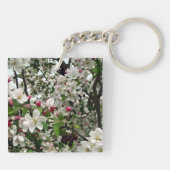 アップルツリーイン開花 キーホルダー (裏面)