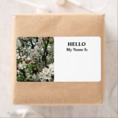 アップルツリーイン開花 ラベル (インサイチュ)