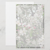 アップルツリーイン開花 便箋 (正面/裏面)