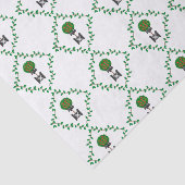 アップルツリートピアリーアイビーつる植物ダイヤモンドレッドブラック 薄葉紙 (詳細)