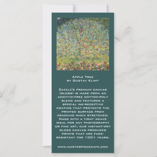 アップルツリーバイグスタフクリムト、ヴィンテージアールヌーボー (正面)