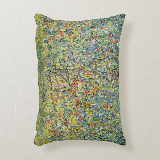 アップルツリーバイグスタフクリムト、ヴィンテージアールヌーボー アクセントクッション (正面(垂直))