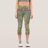 アップルツリーバイグスタフクリムト、ヴィンテージアールヌーボー カプリレギンス (正面)