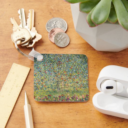 アップルツリーバイグスタフクリムト、ヴィンテージアールヌーボー キーホルダー (デスク)