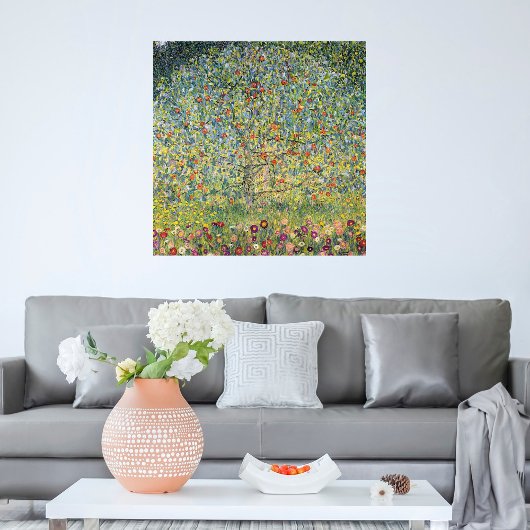 アップルツリーバイグスタフクリムト、ヴィンテージアールヌーボー ポスター