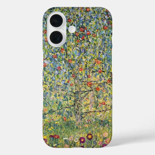 アップルツリーバイグスタフクリムト、ヴィンテージアールヌーボー Case-Mate iPhoneケース (裏面)