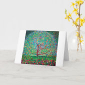 アップルツリー、グスタフクリムト カード (黄色い花)