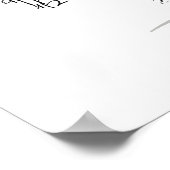 アップルティニドリンクレシピデザイン ポスター (角)