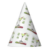 アップルティーニアップルマリティーニカクテルレシピ パーティーハット (左)