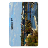 アップルトン、WI風光明媚な写真 マグネット (縦)