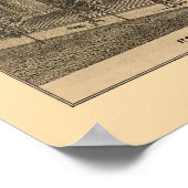 アップルトンMNパノラママップ – 1874 ポスター (角)