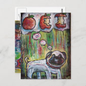 アップルドッグのはがき ポストカード (正面/裏面)