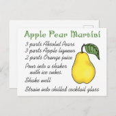 アップルナセマルティーニ ポストカード (正面/裏面)