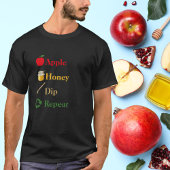 アップルハニーディップリピーターRosh Hashanah Tシャツ