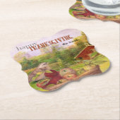アップルハーベストハッピー感謝祭 ペーパーコースター (アングル)