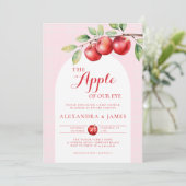 アップルハーベストボホアーチコード秋シックなガールシャワー 招待状 (スタンド正面)