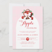 アップルハーベストボーホアーチコード秋ガールシャワー 招待状 (正面)