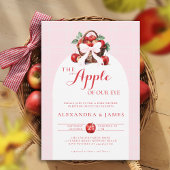 アップルハーベストボーホアーチコード秋ガールシャワー 招待状