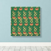 アップルバスケットIV キャンバスプリント (インサイチュ (ウッドフロア))