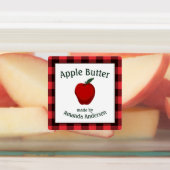 アップルバター缶詰はプレイドS食品ラベルを保存 ラベル (貼付)