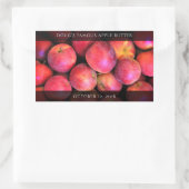 アップルバター 長方形シール (バッグ)