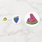 アップルバナナレモンライムぶどうベリー果実サラダ コンフェッティ (正面)