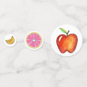 アップルバナナレモンライムぶどうベリー果実サラダ コンフェッティ (裏面)