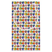 アップルバナナレモンライムぶどうベリー果実サラダ スモールペーパーバッグ (裏面)