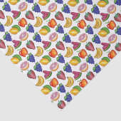 アップルバナナレモンライムぶどうベリー果実サラダ 薄葉紙 (詳細)