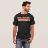 アップルバレーレイクオハイオおもしろい魚釣りキャンピングスム Tシャツ (正面フル)