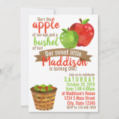 アップルバースデー 招待状 (正面)