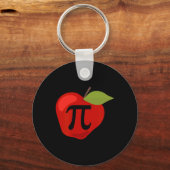 アップルパイおもしろいス算数先生感謝祭パイデイG キーホルダー (正面)