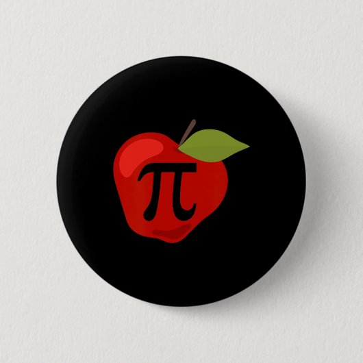 アップルパイおもしろいス算数先生感謝祭パイデイG 缶バッジ (正面)