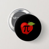 アップルパイおもしろいス算数先生感謝祭パイデイG 缶バッジ (正面&裏面)