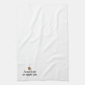 アップルパイとしてアメリカ人 キッチンタオル (縦)