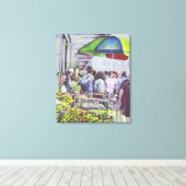 アップルパイにはハンガリーのリンゴが必要 キャンバスプリント (インサイチュ (ウッドフロア))