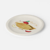 アップルパイのキャラクター|の紙皿 ペーパープレート (アングル)