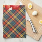 アップルパイのスライス キッチンタオル (四つ折り)